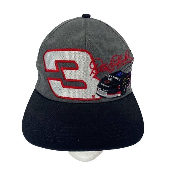 Vintage Dale Earnhardt Hat NASCAR Chase Authentic Snap Back Cap 90s Splash Tooth - Picture 1 of 7